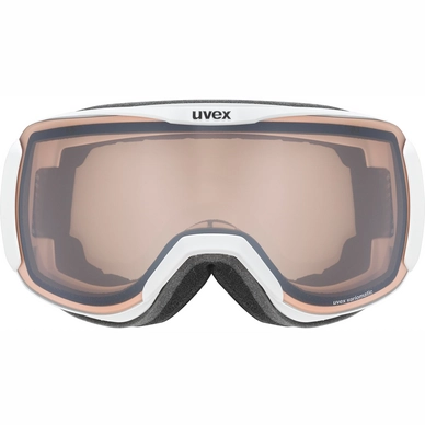 2---Skibril Uvex Unisex Downhill 2100 V S1 3 White Mat Silver Clear 2