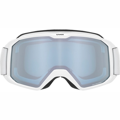 2---Skibril Uvex Unisex Elemnt FM S2 White Mat silver blue 2