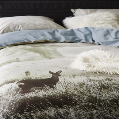 Housse de Couette Essenza Vanja Vanilla Satin de Coton