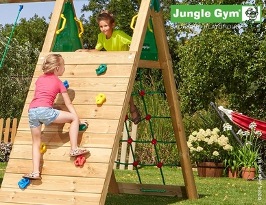 Speelset Jungle Gym Jungle Hut + Climb X'tra Geel