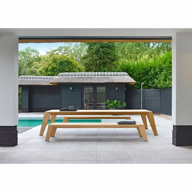 2---2020 Borek Teak Hybrid low dining backless benches & table Frans van Rens_preview
