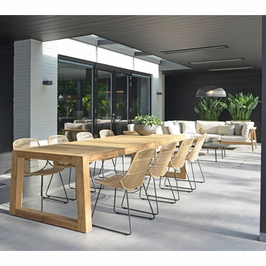 2---2020 M&L Reclaimed teak Mason table & Duke lounge - Fibre Stef chair - Aluminium Kick coffee table-1