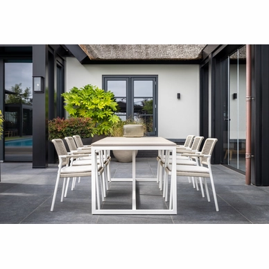 2---2022 Borek Ardenza rope Espinho chair linen - Teak Venice table white_preview