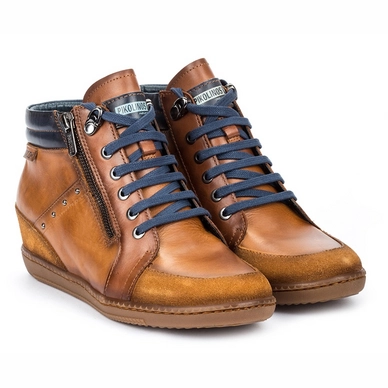 Pikolinos W8U-8564 Tavira Brandy Tan Cuero Blue