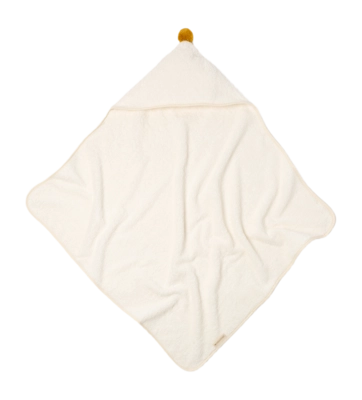 Omslagdoek Nobodinoz So Cute Baby Bath Cape Natural