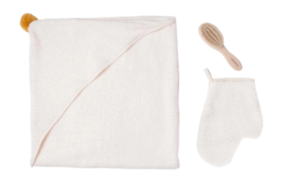Omslagdoek Nobodinoz Baby Bath Set So Cute Natural