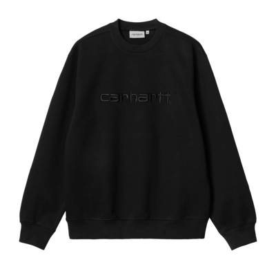 Pull Carhartt WIP Unisexe Carhartt Sweat Black / Black
