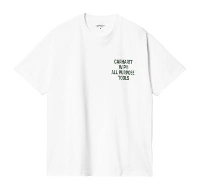 T-Shirt Carhartt WIP S/S Cross Screw Unisex White