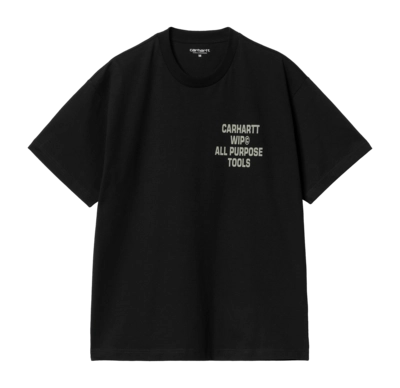T-Shirt Carhartt WIP S/S Cross Screw Unisex Black