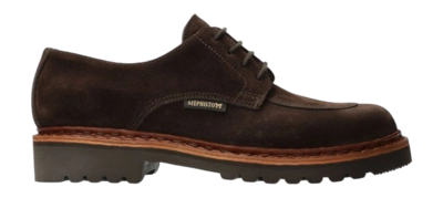 Chaussures à Lacets Mephisto Homme Pegasio Velours Dark Brown