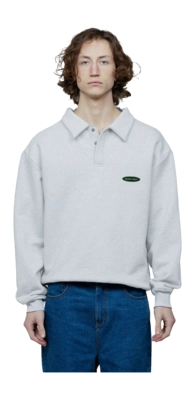 Polo Sweat Bram's Fruit Men F*ck Off I'm Gardening Grey