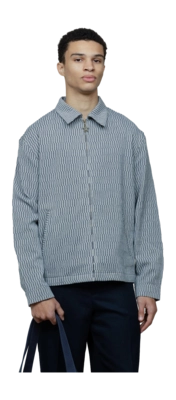 Chemise Bram's Fruit Homme Torchis Navy
