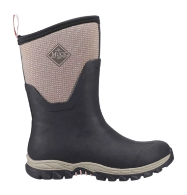 Bottes de Neige Femme Muck Boot Arctic Sport II Mid Black/Tweed