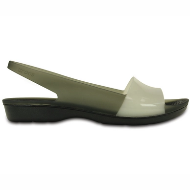 Sandaal Crocs ColorBlock Flat Stucco