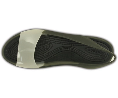 Sandaal Crocs ColorBlock Flat Stucco