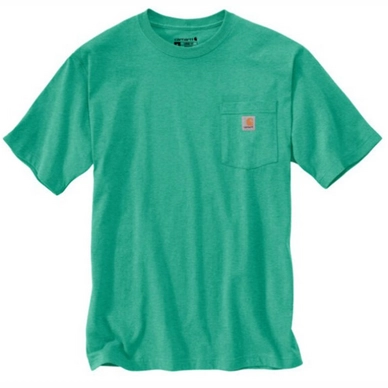 T-Shirt Carhartt Men K87 Pocket Sea Green Heather