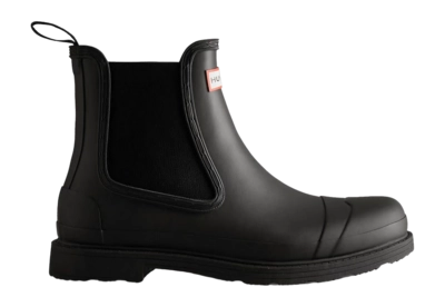 Regenlaars Hunter Men Chelsea Commando Black