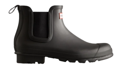 Regenlaars Hunter Men Original Chelsea Black