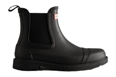 Bottes de Pluie Hunter Women Chelsea Commando Black