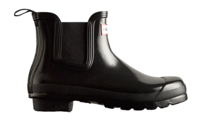 Wellies Hunter Women Original Gloss Chelsea Black