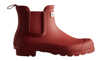Regenlaars Hunter Women Original Chelsea Military Red