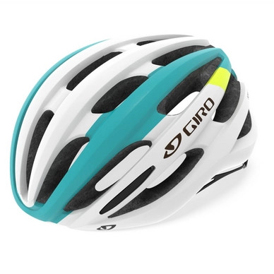 Fietshelm Giro Foray White Iceberg Citron