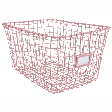 Basket Kidsdepot Wire Pink (set van 3)