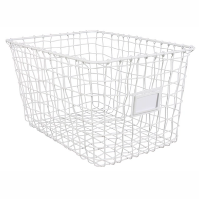Basket Kidsdepot Wire White (set van 3)