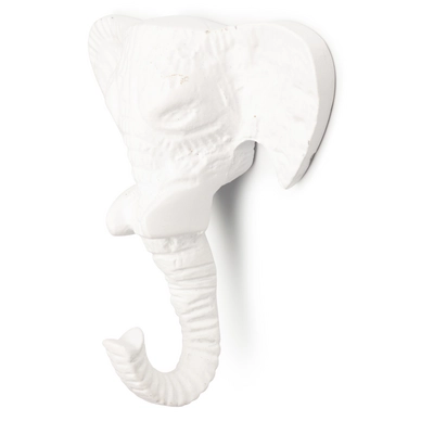 Wandhaak Kidsdepot Eli Olifant Wit