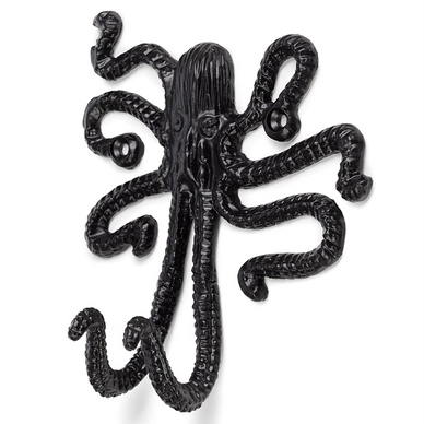 Wandhaak Kidsdepot Okki Octopus Zwart