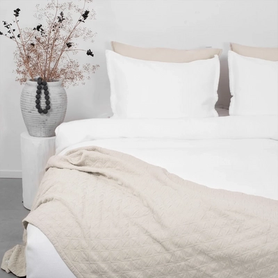 Sprei Town&Country Iris Beige Katoen
