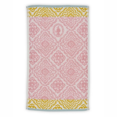 Gastendoek Pip Studio Jacquard Check Roze (Set van 4)