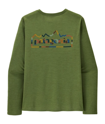 Longsleeve Patagonia Men Cap Cool Daily Graphic Shirt Unity Fitz Terrain Green X Dye