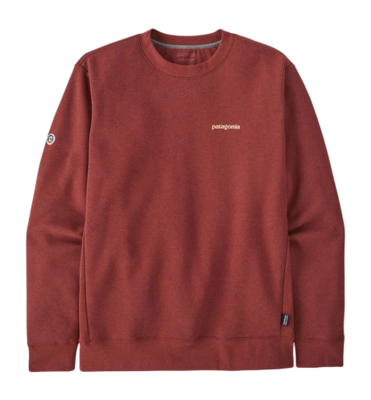 Pull Patagonia Unisexe Fitz Roy Icon Uprisal Crew Mangrove Red