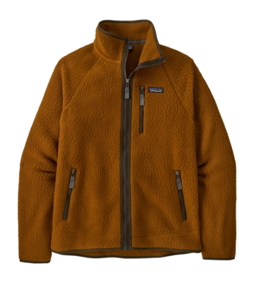 Sweatjacke Patagonia Retro Pile Jacket Herren Shelter Brown