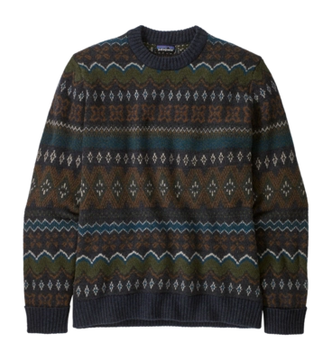 Jumper Patagonia Men Recycled Wool Blend Sweater Helmsman Smolder Blue