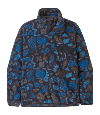 Sweater Patagonia Men Synch Snap-T PO Across Oceans Pitch Blue