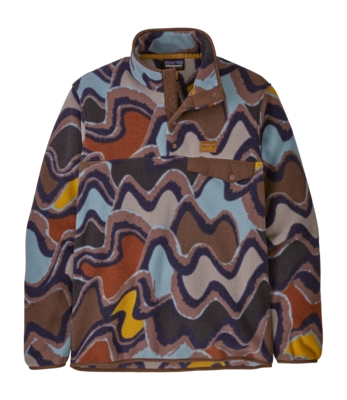 Pull Patagonia Homme Synch Snap-T PO Courents Dulse Mauve