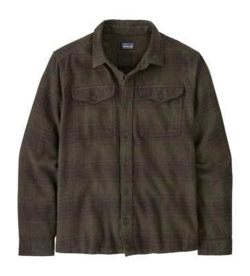 Zip Sweatshirt Patagonia Men Fjord Flannel Shirt Cascade Basin Green