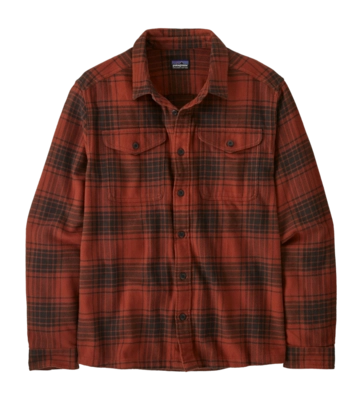 Vest Patagonia Men Fjord Flannel Shirt Cascade Burnished Red