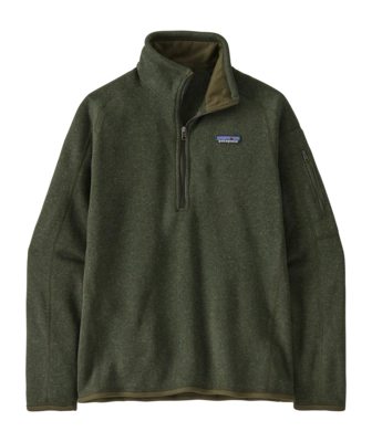 Zip Sweatshirt Patagonia Women Better Sweater 1 4 Zip Torrey Pine Green Outdoorsupply