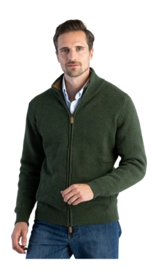 Gilet William Lockie Homme BP Gents Plain Jacket Contrast Rosemary Driftwood