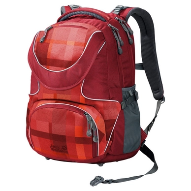 Backpack Jack Wolfskin Kids Ramson 26 Pack Indian Red Woven Check