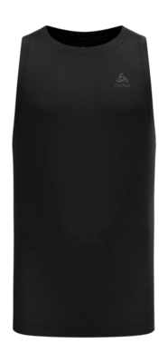 T-Shirt Odlo Homme Baselayer Top Crew Neck Singlet Merino 160 Black