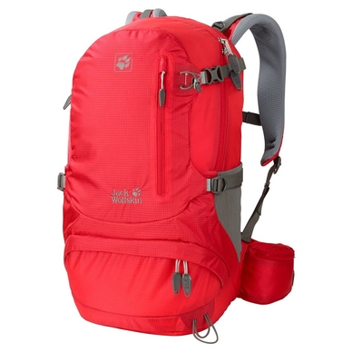 Sac de Randonnée Jack Wolfskin ACS Hike 22 Women Pack Hibiscus Red