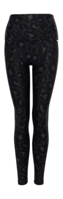Legging Deblon Women Classic High Waistband Leopard Stone Grey