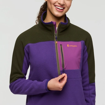 6---1200x1200png-F24WAbrazoFleeceHalfZipJacketWoodsandBlackViolet_011_1200x