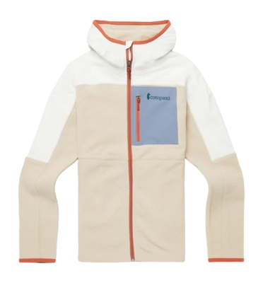 Vest Cotopaxi Women Abrazo Fleece Hooded Full-Zip Jacket Bone/Oatmeal