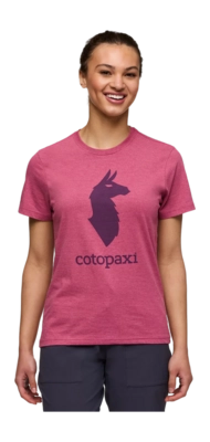 T-Shirt Cotopaxi Women Cotopaxi Llama Sangria / Orchid Bloom