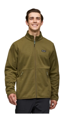 Vest Cotopaxi Men Envo Fleece Full-Zip Jacket Heather Live Oak